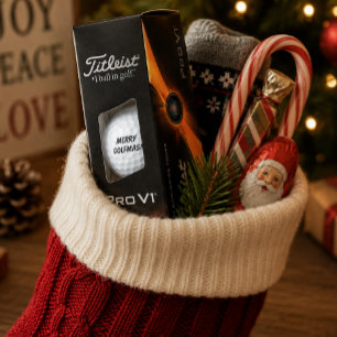 'Merry Golfmas!' Holiday Cheer Christmas Gifts Golf Balls