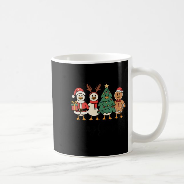 Merry Goose On The Loose Funny Christmas Silly Hum Coffee Mug (Right)
