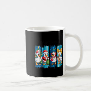 Merry Goosemas Christmas Cheer Festive Ducks Coffee Mug