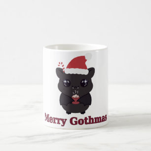 Merry Gothmas Cute Bat Cocoa Mug