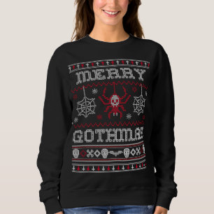 Merry Gothmas Goth Christmas Ugly Sweater Spider S