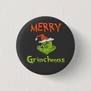 Merry Grinchmas  3 Cm Round Badge