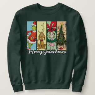 Merry Grinchmas Holiday Collage Sweatshirt