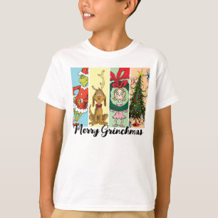 Merry Grinchmas Holiday Collage T-Shirt