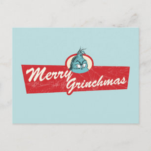 Merry Grinchmas Quote The Grinch Postcard