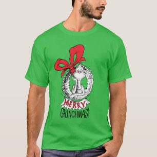 Merry Grinchmas Wreath The Grinch T-Shirt