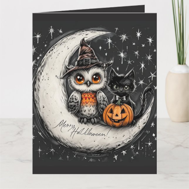 Merry Halloween Card (Front)