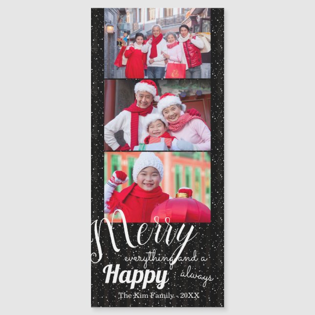 Merry Happy - Magnetic Photo (Front)