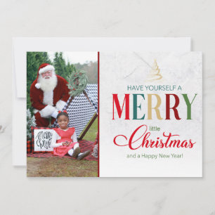 Merry Happy New Year Photo Holiday Postcard