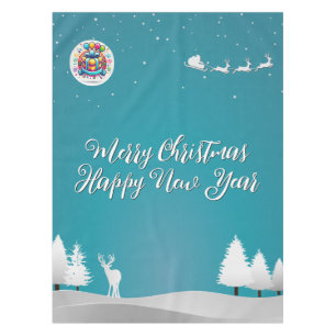 Merry Happy Tablecloth