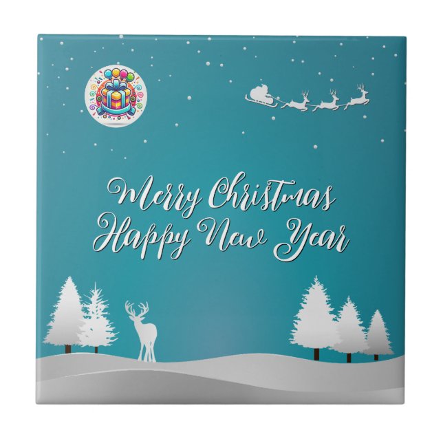 Merry Happy Tile (Front)