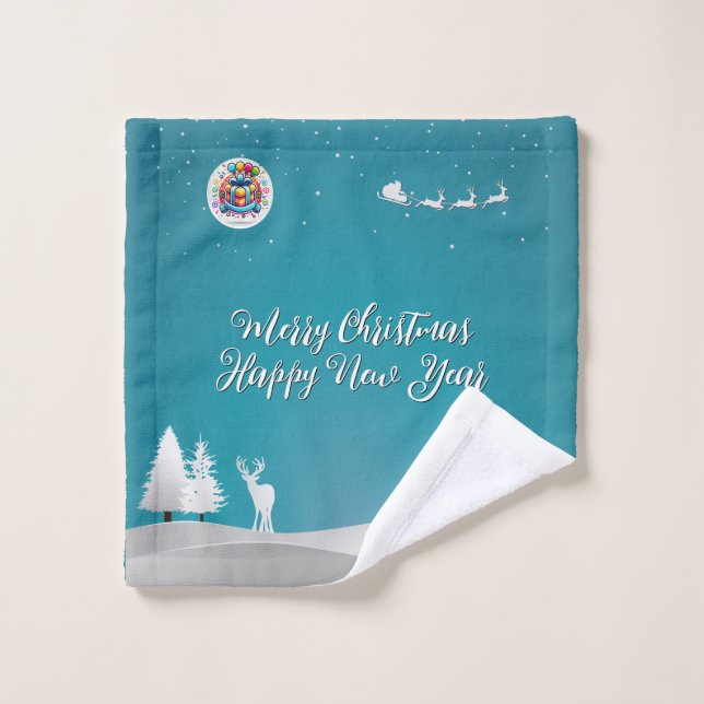 Merry Happy Wash Cloth (Wash Cloth)