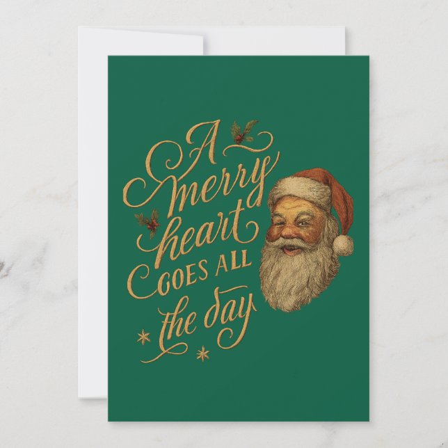 Merry Heart  Invitation (Front)