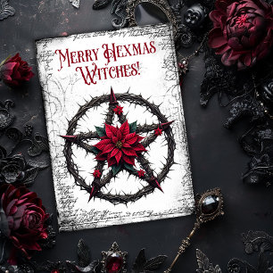 Merry Hexmas Witches Christmas Card