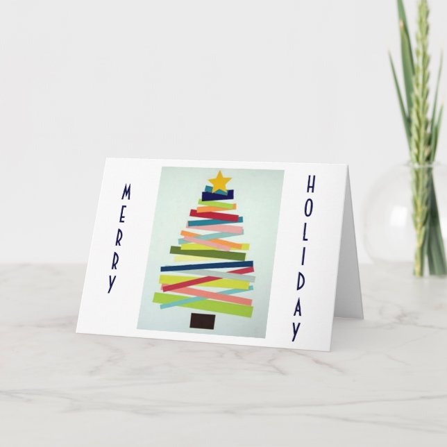 MERRY HOLIDAY / NEW YEAR OF JOY CARD (Front)