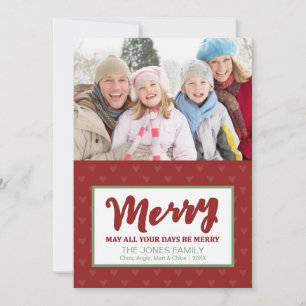 Merry - Holiday Photo Card