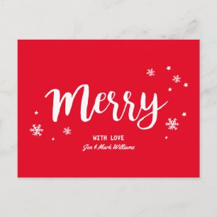 Merry Holiday Postcard