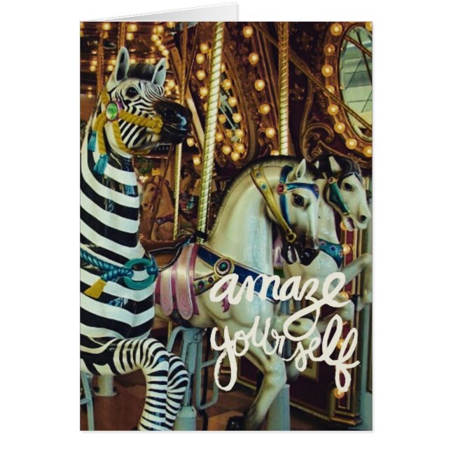 Merry Horse and Zebra Amaze Yourself (Front)