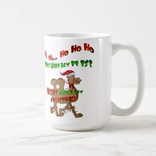 Merry Hump Day  Camel Christmas HO HO HO Coffee Mug