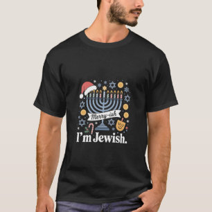 Merry-ish I'm Jewish Jewish Hanukkah Christmas T-Shirt