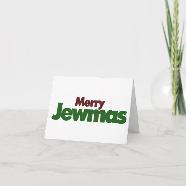 Merry Jewmas Holiday Card (Front)