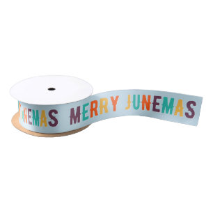 Merry Junemas Satin Ribbon