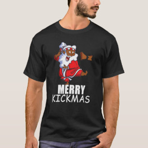 Merry Kickmas Funny Karate Santa Family Matching P T-Shirt