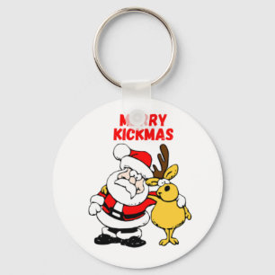 Merry Kickmas Key Ring