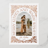 Merry Kisses and Warm Wishes Berry Arch Photo