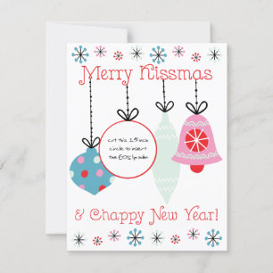 Merry Kissmas & Chappy New Year EOS Lip Balm Card