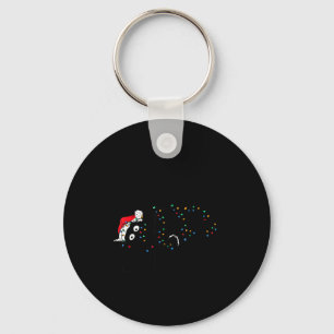 Merry Kissmy Angry Cat Christmas Funny Sarcastic H Key Ring
