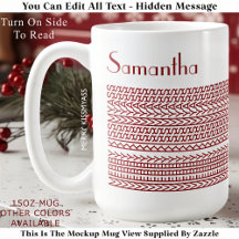 Merry Kissmyass & Custom Name Hidden Message 150R