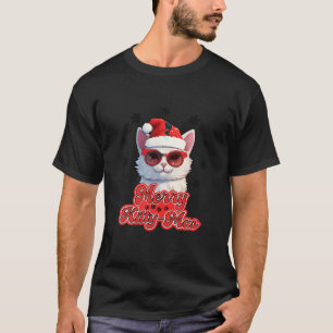 Merry Kittymas Cat Santa Claus Kitten Lovers Chris T-Shirt