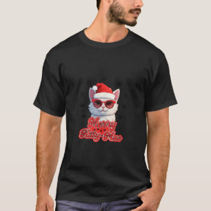 Merry Kittymas Cat Santa Claus Kitten Lovers Chris T-Shirt
