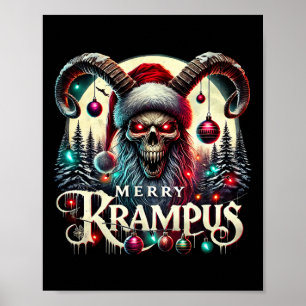 Merry Krampus Christmas Krampus Is Coming To Town Poster