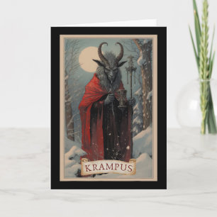 Merry Krampus Christmas Xmas Horror Ugly Sweater E Card
