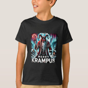 Merry Krampus Mythical Christmas Xmas Horror Kramp T-Shirt