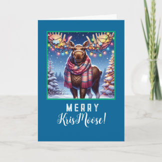 Merry KrisMoose - Moose with Holiday Bling