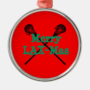 Merry LAX-Mas Metal Tree Decoration