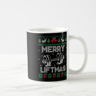 Merry Liftmas Funny Christmas Gym Workout Fitness  Coffee Mug