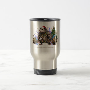 Merry Liftmas Opossum Gym Shi Travel Mug