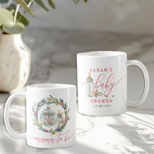 Merry Little Baby Shower Mama-to-Be Keepsake Mug