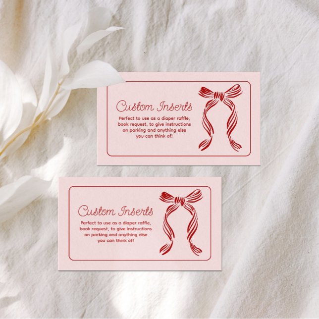 Merry Little Baby Shower Matching Insert  (Creator Uploaded)