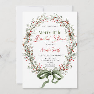 Merry little botanical Bridal shower Invitation