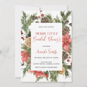 Merry little Bridal shower Invitation