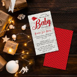 Merry Little Christmas Baby Shower Books For Baby Enclosure Card<br><div class="desc">These books for baby request cards are perfect for anyone having a baby shower this Christmas. Simply include these cards when you send out your matching baby shower invitations, your guests can then bring a book instead of a card along to the baby shower so you can build a library...</div>