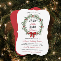 Merry Little Christmas Baby Shower