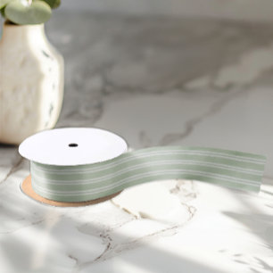 Merry Little Christmas Baby Shower Ribbon Satin Ribbon