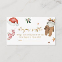 Merry Little Christmas Clothes Diaper Raffle