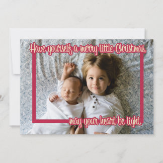Merry Little Christmas Frame Card